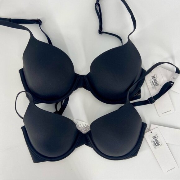 Calvin Klein Perfectly Fit Modern TShirt Bra Black Size 30C - Picture 9 of 13